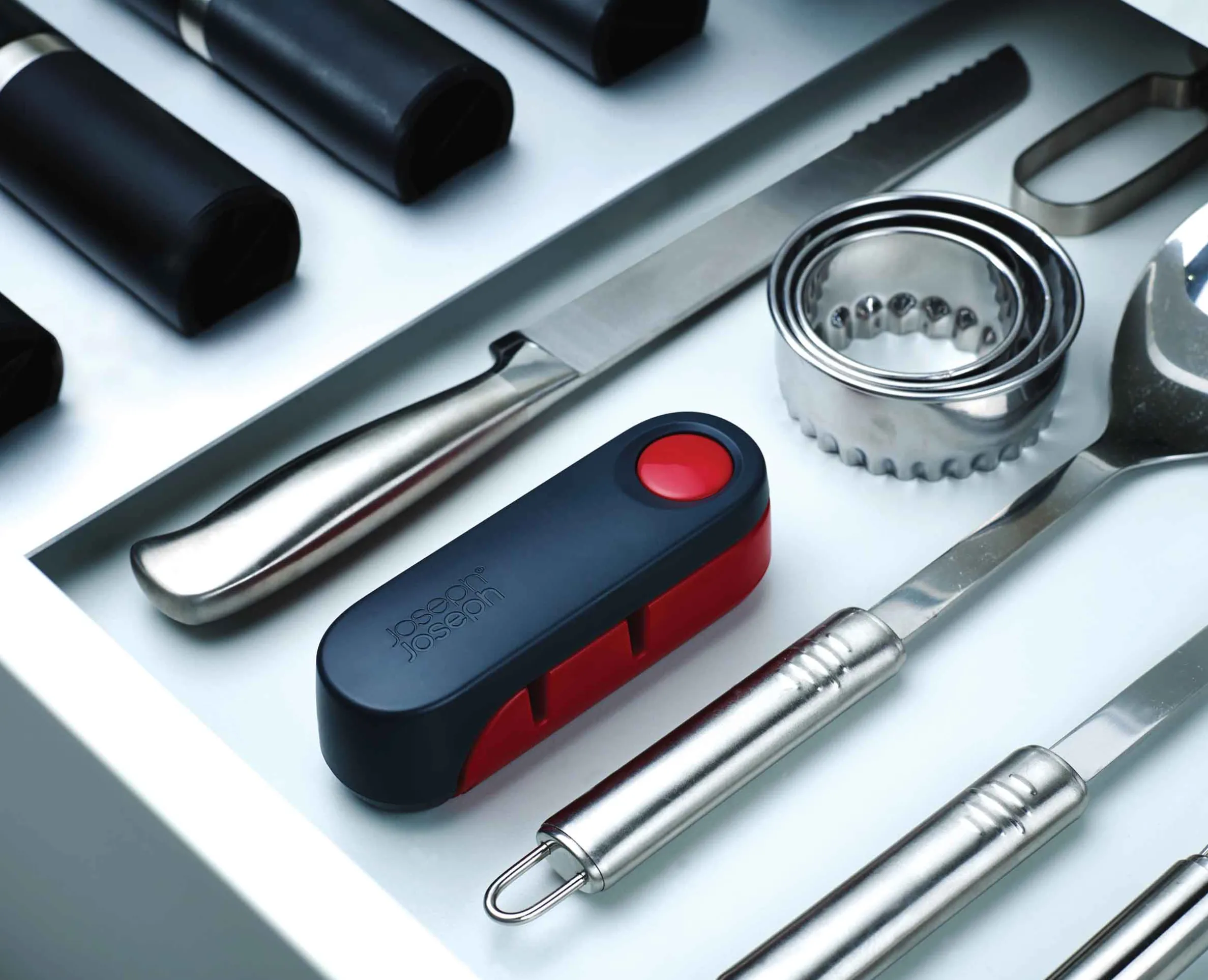 Aiguiseur à Couteau Pliant Rouge Rota™
