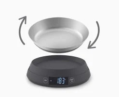 Balance Numérique de Cuisine en Gris 2-en-1 SwitchScale™