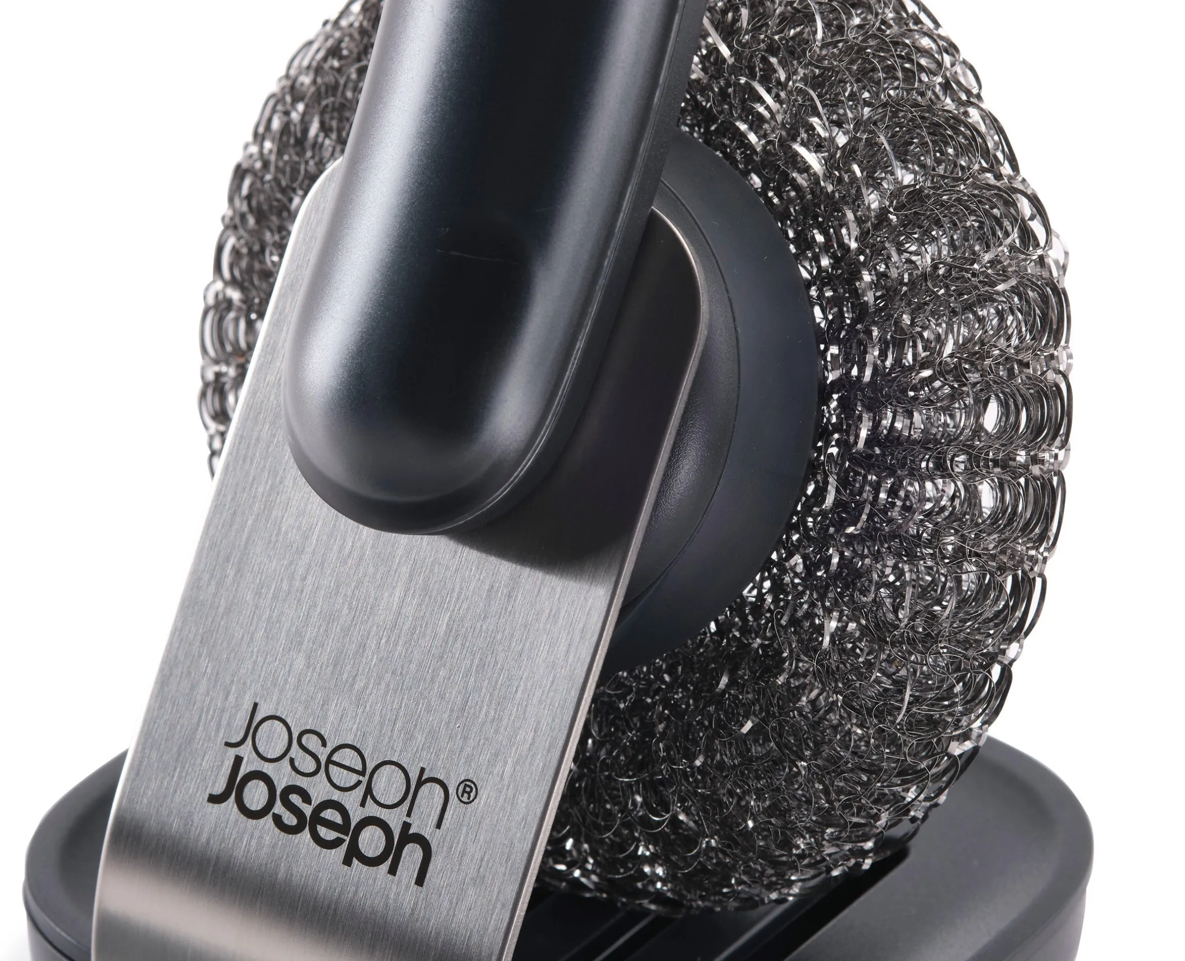 Brosse à Vaisselle avec Support Inox et 6 Têtes de Rechange SinkTech