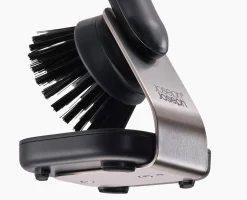 Brosse à Vaisselle avec Support Inox et 6 Têtes de Rechange SinkTech