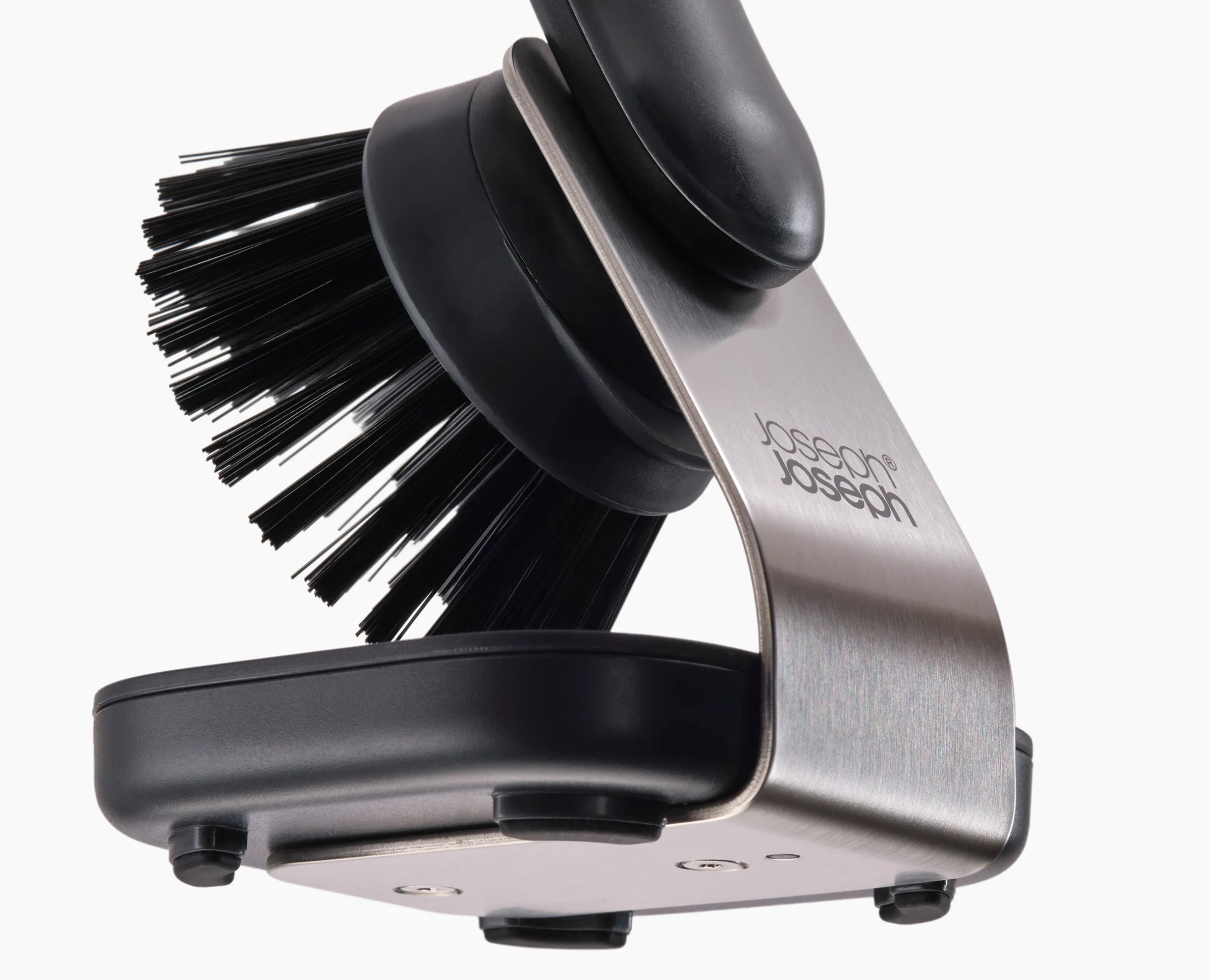 Brosse à Vaisselle avec Support Inox et 6 Têtes de Rechange SinkTech