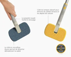 Brosse avec Éponge à Récurer & Abrasive CleanTech™
