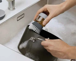 Brosse avec Réservoir Liquide Vaisselle Palm Scrub™