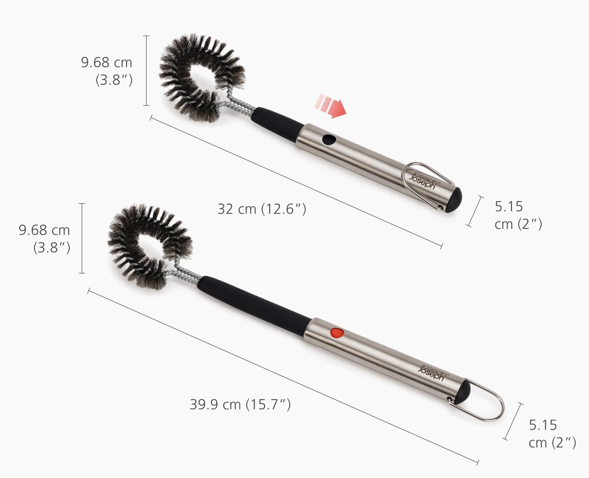 Brosse Nettoyage Barbecue Rétractable GrillOut™