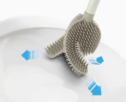 Brosse WC Anti Gouttes Écru Flex™ 360