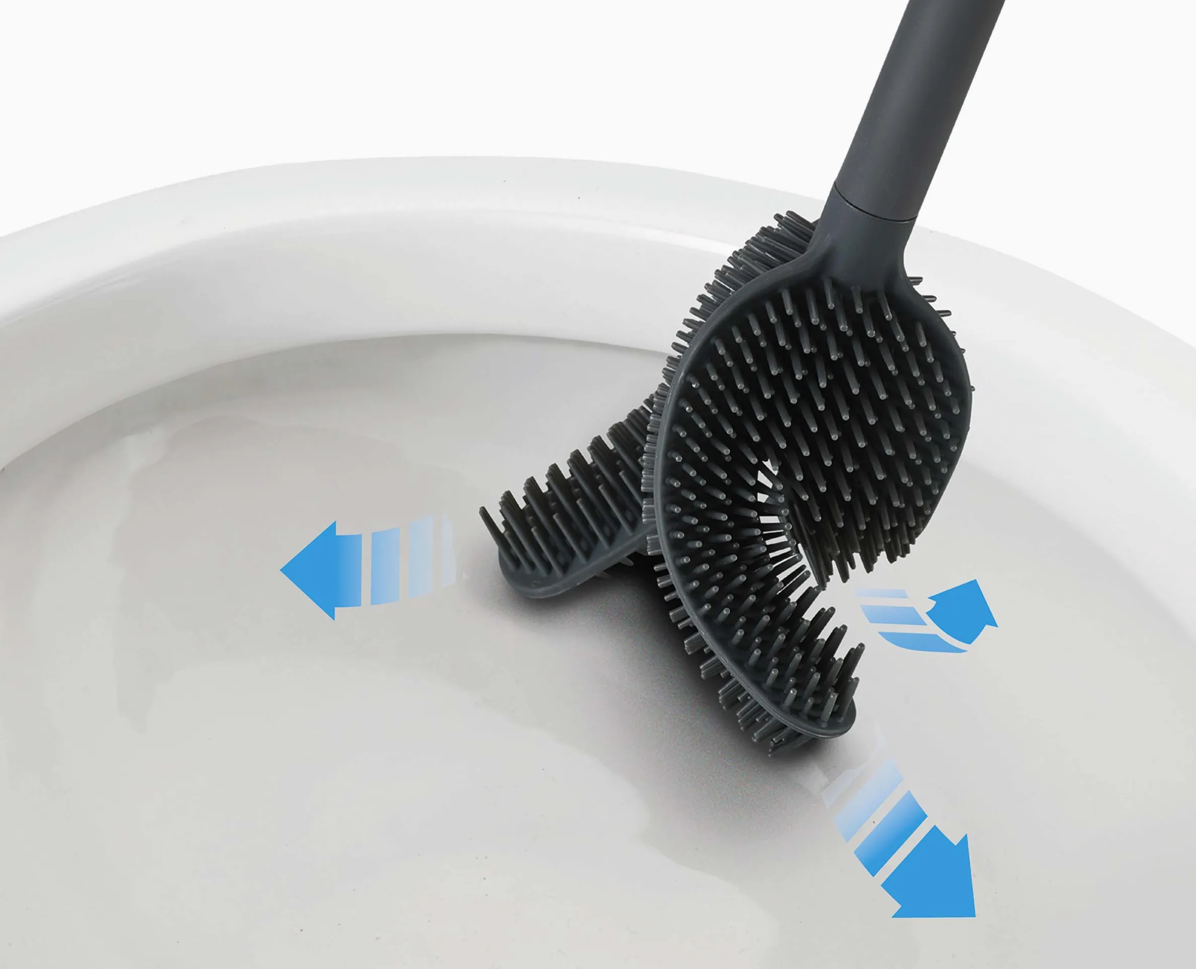 Brosse WC Anti Gouttes Inox Flex™ 360