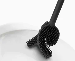 Brosse WC Anti Gouttes Noir Mat Flex™ 360