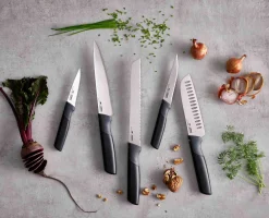 Carrousel de 5 Couteaux de Cuisine Multicolores Elevate™
