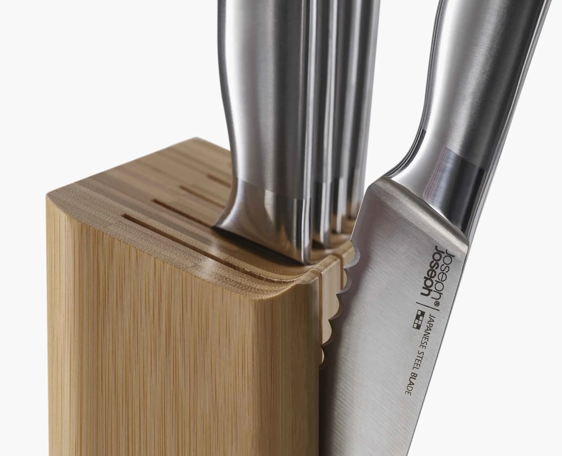 Ensemble de 5 Couteaux de Cuisine Elevate™ avec Bloc en Bambou