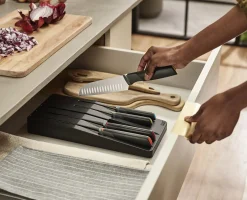Ensemble de 5 Couteaux de Cuisine Elevate™ Multicolore avec Rangement de Tiroir