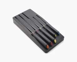 Ensemble de 5 Couteaux de Cuisine Elevate™ Multicolore avec Rangement de Tiroir