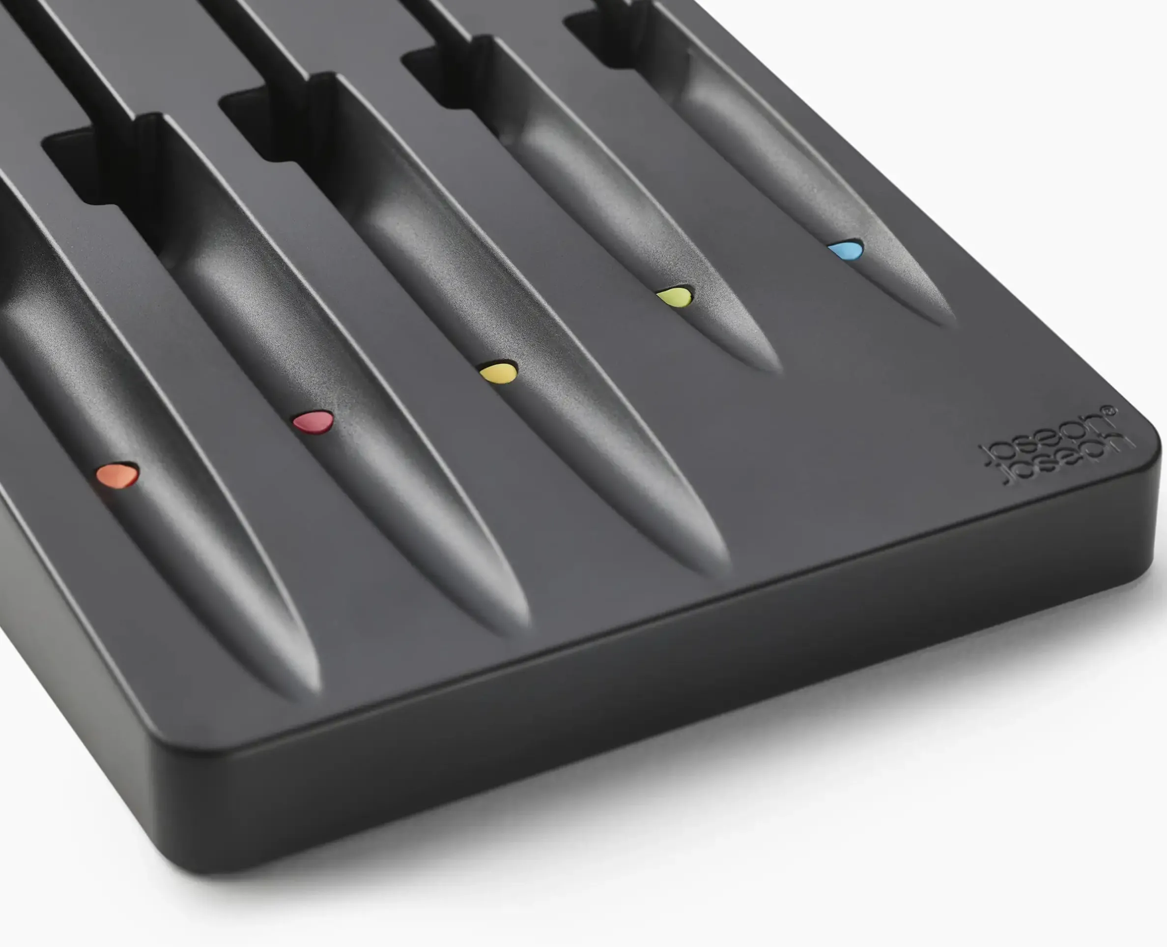 Ensemble de 5 Couteaux de Cuisine Elevate™ Multicolore avec Rangement de Tiroir