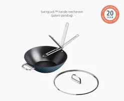 Ensemble wok et ustensiles Space