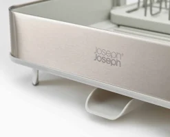 Égouttoir à vaisselle extensible en acier Extend™ couleur pierre