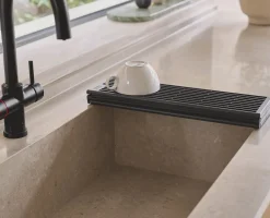 Égouttoir d'évier gris pliable à Platform