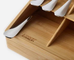 Grand Organisateur de Couverts en Bambou DrawerStore™