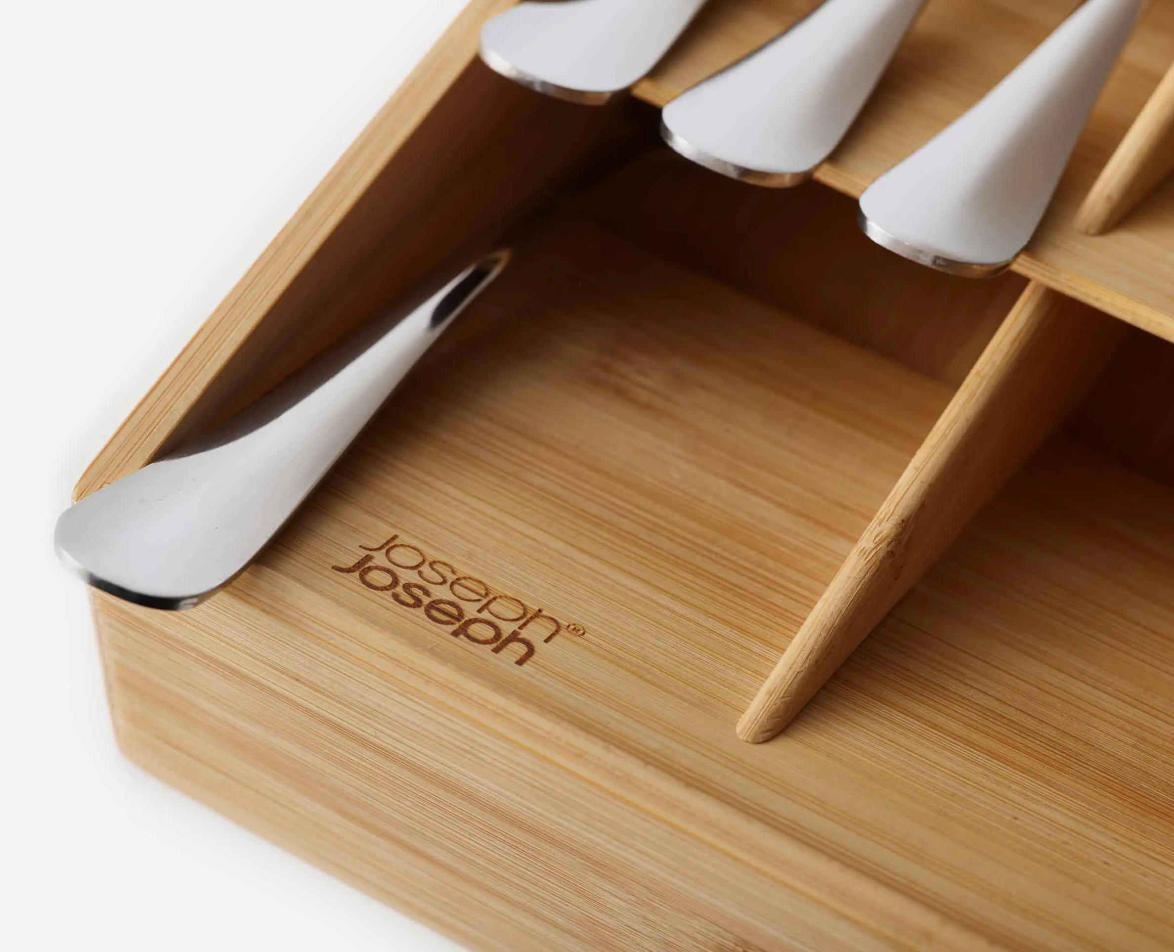 Grand Organisateur de Couverts en Bambou DrawerStore™