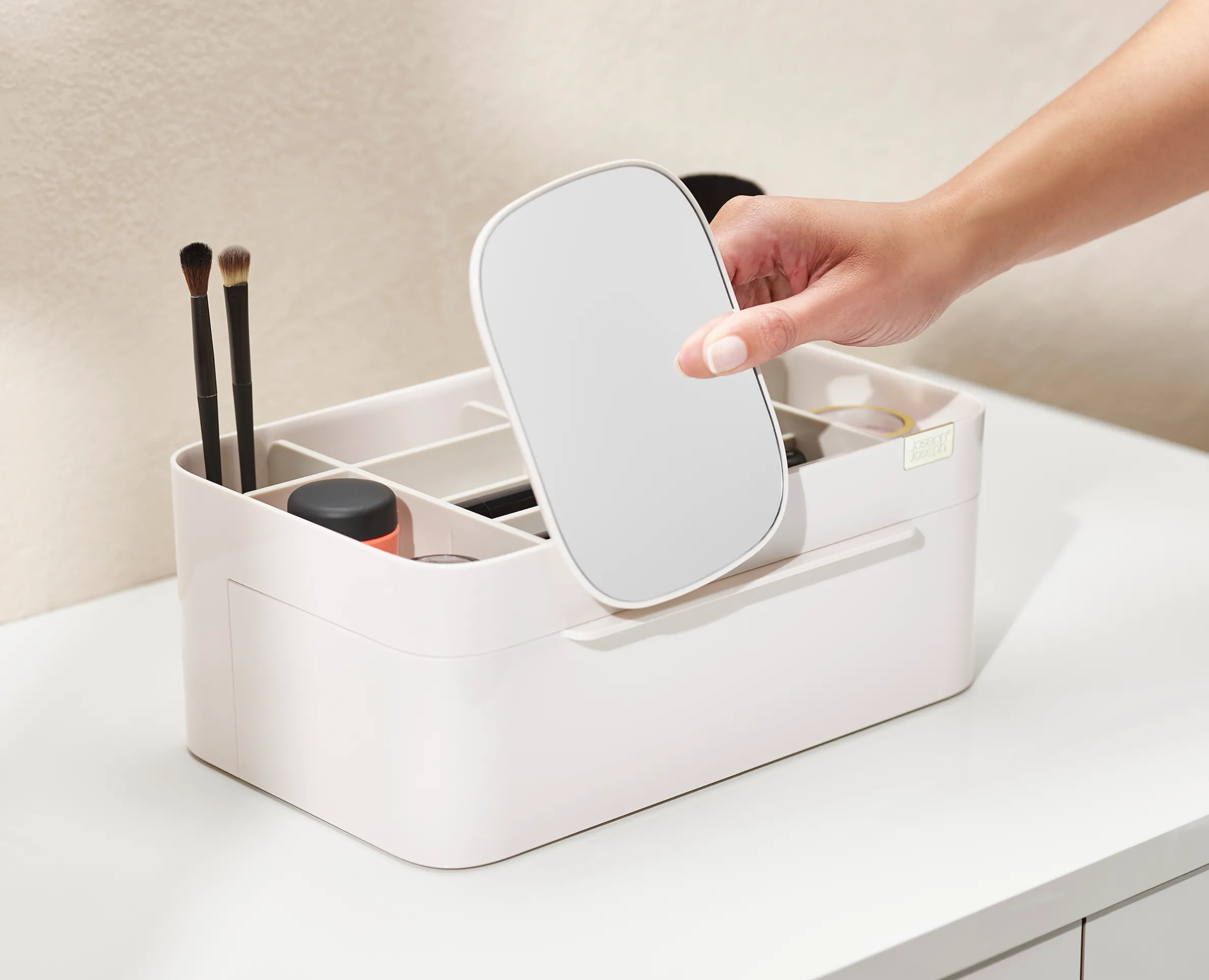 Grand Rangement Maquillage Avec Miroir Viva