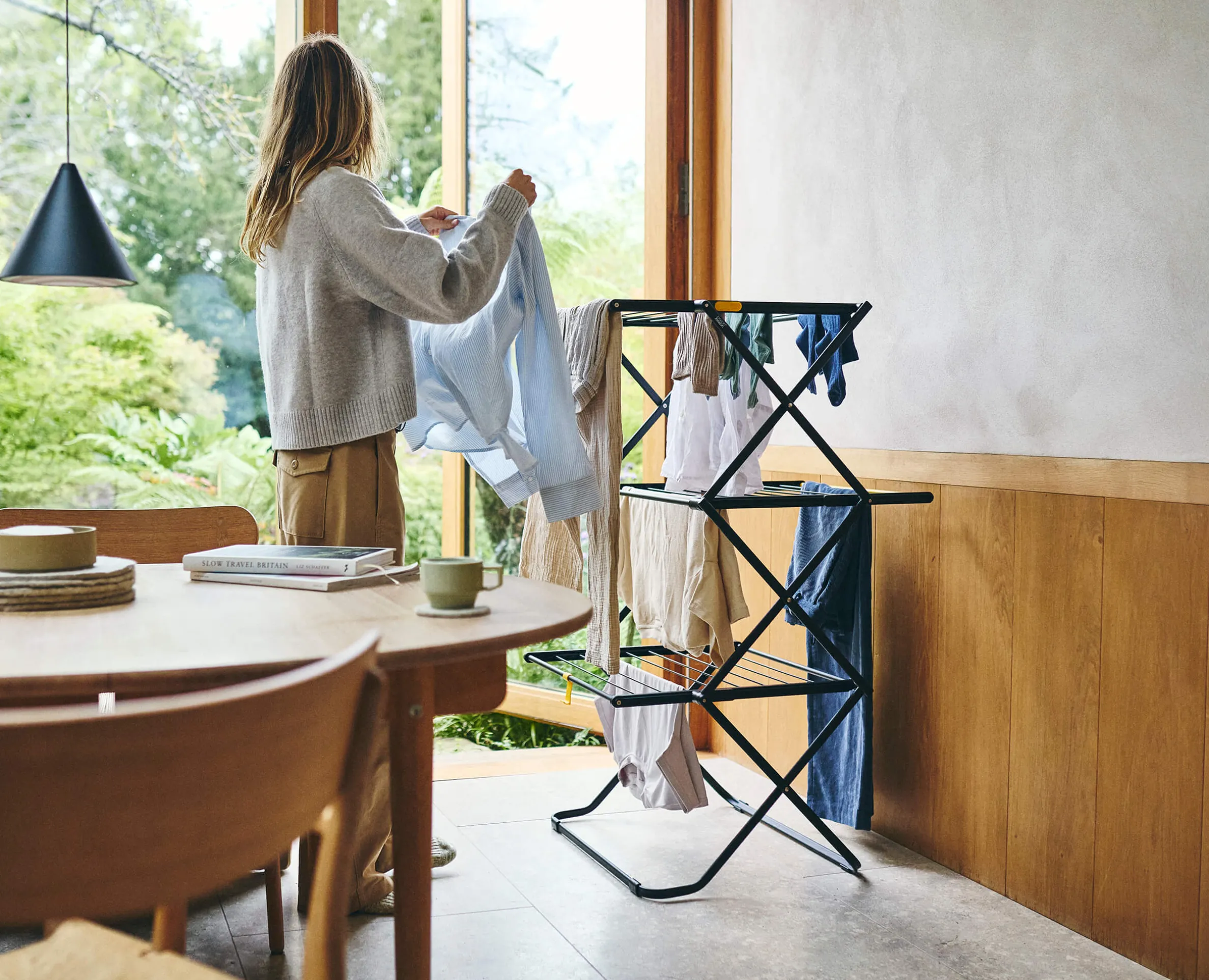 Grand Étendoir à Linge de Grande Capacité 21m AirFrame™ Max