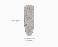 Housse Table à Repasser 135cm Glide Max Écrue
