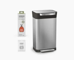 Kit de démarrage compacteur de déchets en acier inoxydable Titan 30L