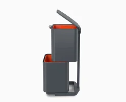 Kit de démarrage poubelle de tri sélectif grise Totem Compact 40L