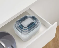 Lot de 5 Boîtes de Conservation Compactes Plastique en Bleu Nest™ - Éditions