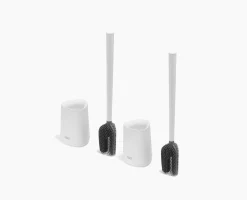 Lot de 2 brosses de toilettes Flex™ 360 Lite blanc mat