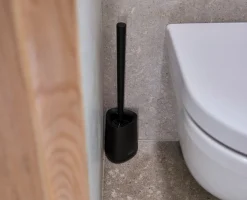 Lot de 2 brosses de toilettes Flex™ 360 Lite noir mat