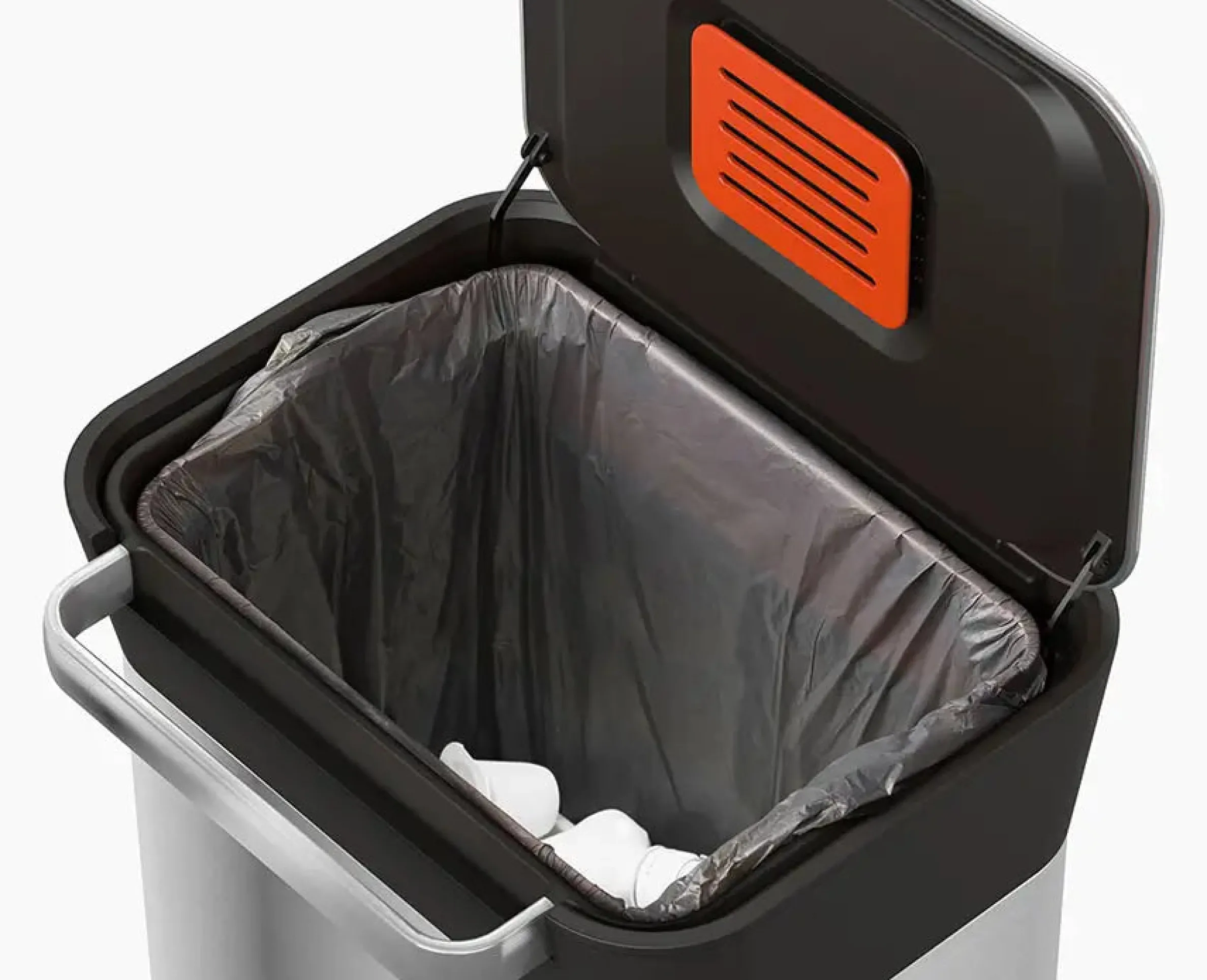 Lot de 4 sacs poubelles recyclés gris IW4 50L