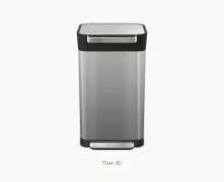 Lot de 4 sacs poubelles recyclés gris IW4 50L