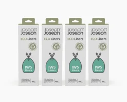Lot de 4 sacs poubelles recyclés gris IW5 40L