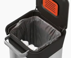 Lot de 4 sacs poubelles recyclés gris IW5 40L
