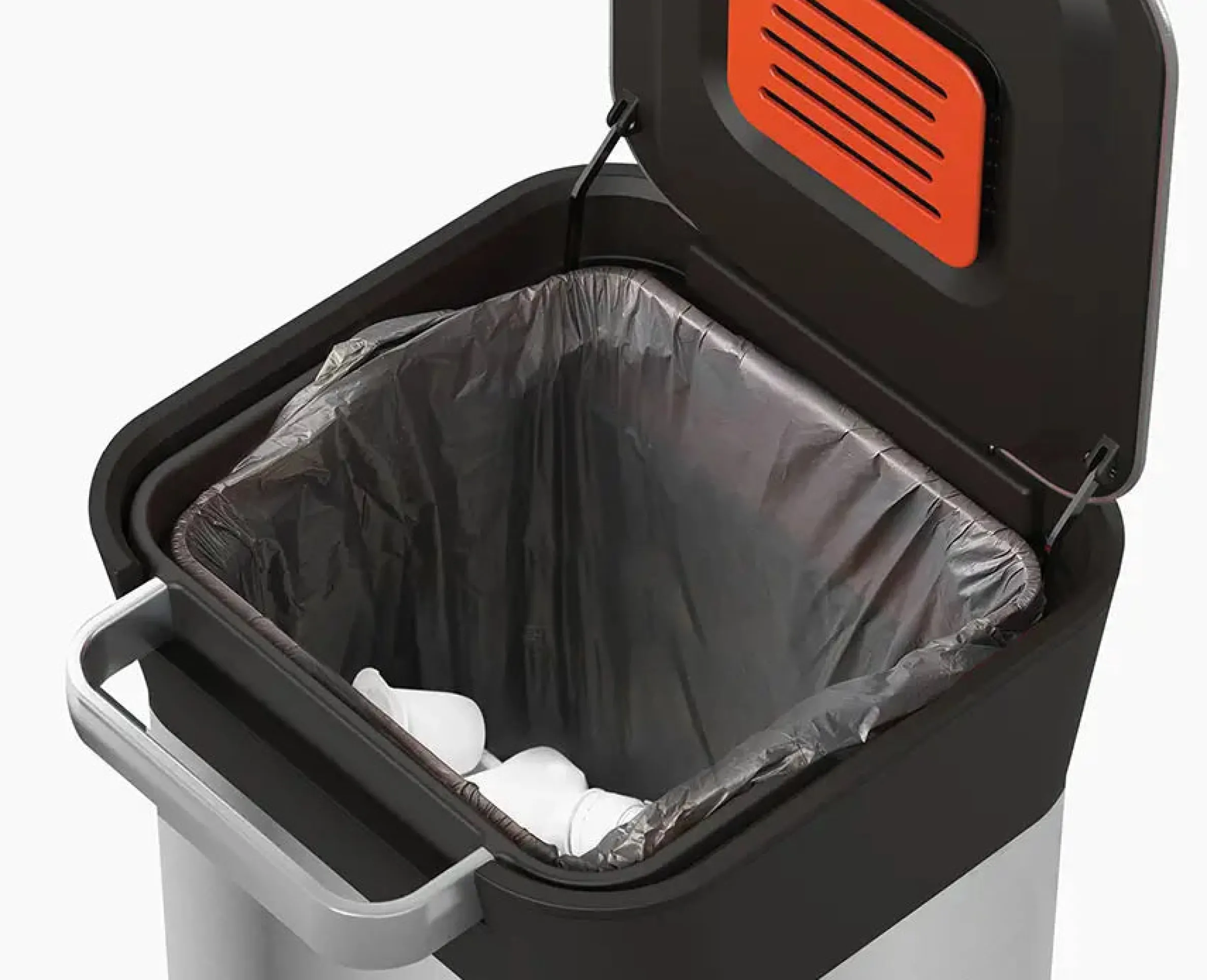 Lot de 4 sacs poubelles recyclés gris IW5 40L