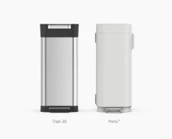 Lot de 4 sacs poubelles recyclés gris IW5 40L