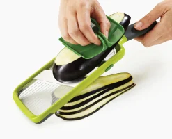 Mandoline de Cuisine 3-en-1 Verte Multi-Grip Mandoline™