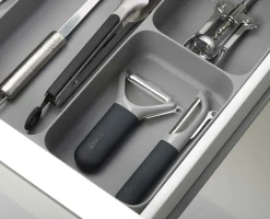 Organisateur de couverts, d'ustensiles et d'accessoires en Gris DrawerStore™
