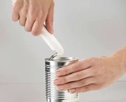 Ouvre-Boîte de Conserve à Manche Blanc Can-Do