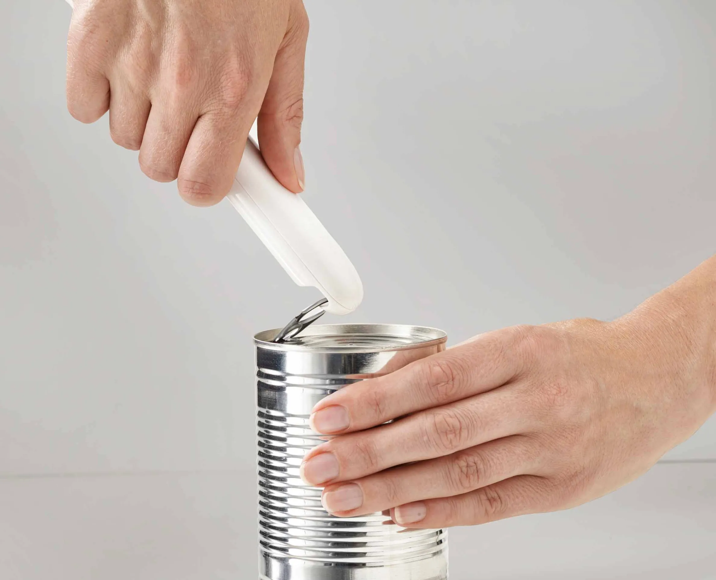 Ouvre-Boîte de Conserve à Manche Blanc Can-Do