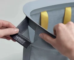 Panier à Linge Deux Compartiments 60L Tota Gris
