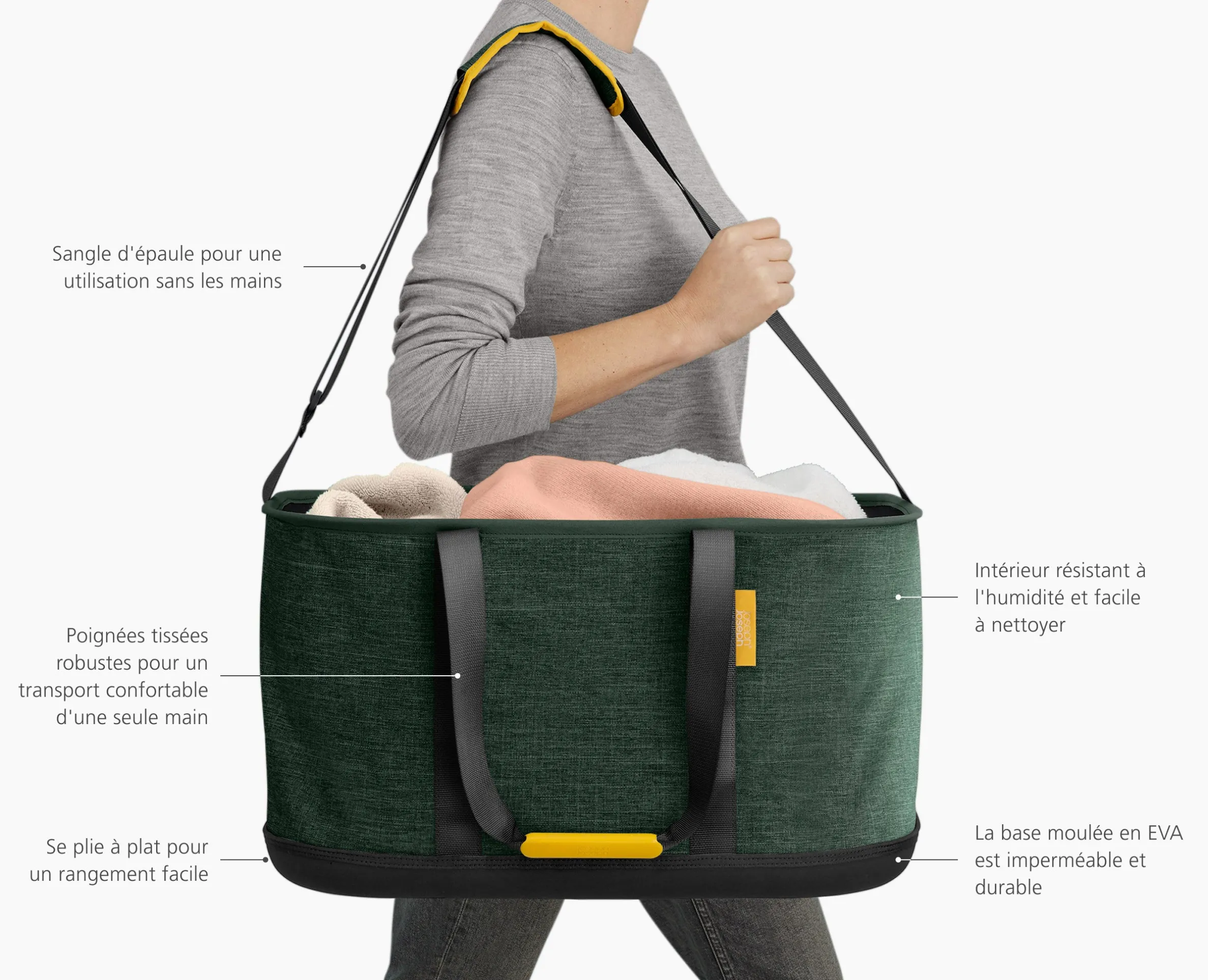 Panier à Linge Pour Usage Extérieur Vert Hold-All™
