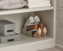 Petit Range-Chaussures Gain de Place Écru Shoe-In™