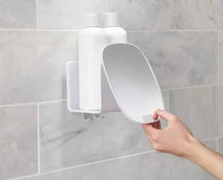 Petite Étagère de Douche avec miroir EasyStore™