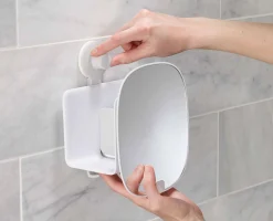 Petite Étagère de Douche avec miroir EasyStore™