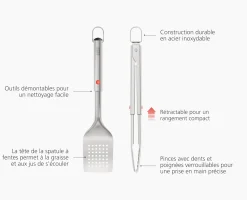 Pince & Spatule pour Barbecue Rétractables GrillOut™