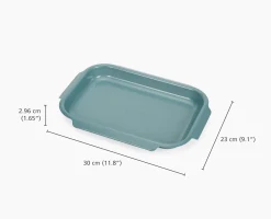 Plat de cuisson antiadhésif bleu Nest™ Bake, petit