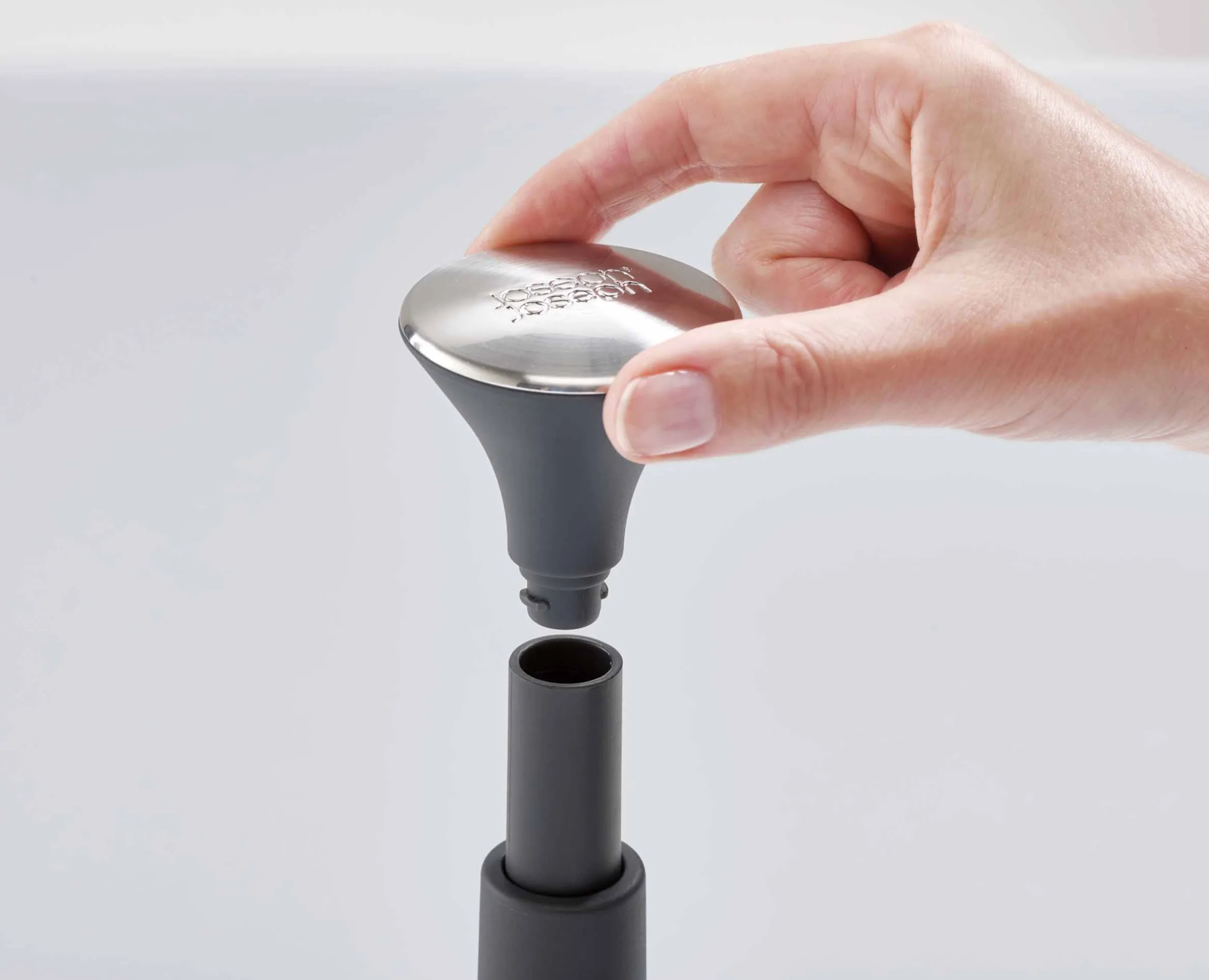 Porte Essuie-tout de Cuisine Gris Push&Tear™