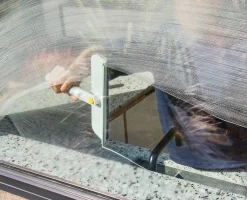 Raclette pour Vitres avec Microfibre 2-en-1 CleanTech™