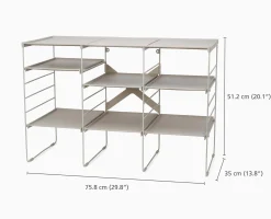 Range Chaussures Ajustable Écru Triple Level™ Plus
