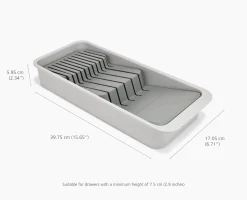 Range-Couteaux Recyclé Compact à 2 Niveaux Drawerstore™